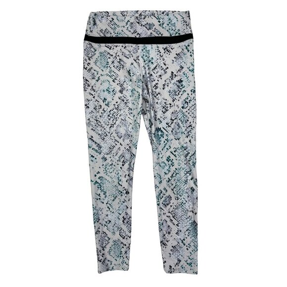 Fabletics Demi Lovato Define High-Waisted 7/8 Leggings Medium White Mohave Print - Picture 1 of 7